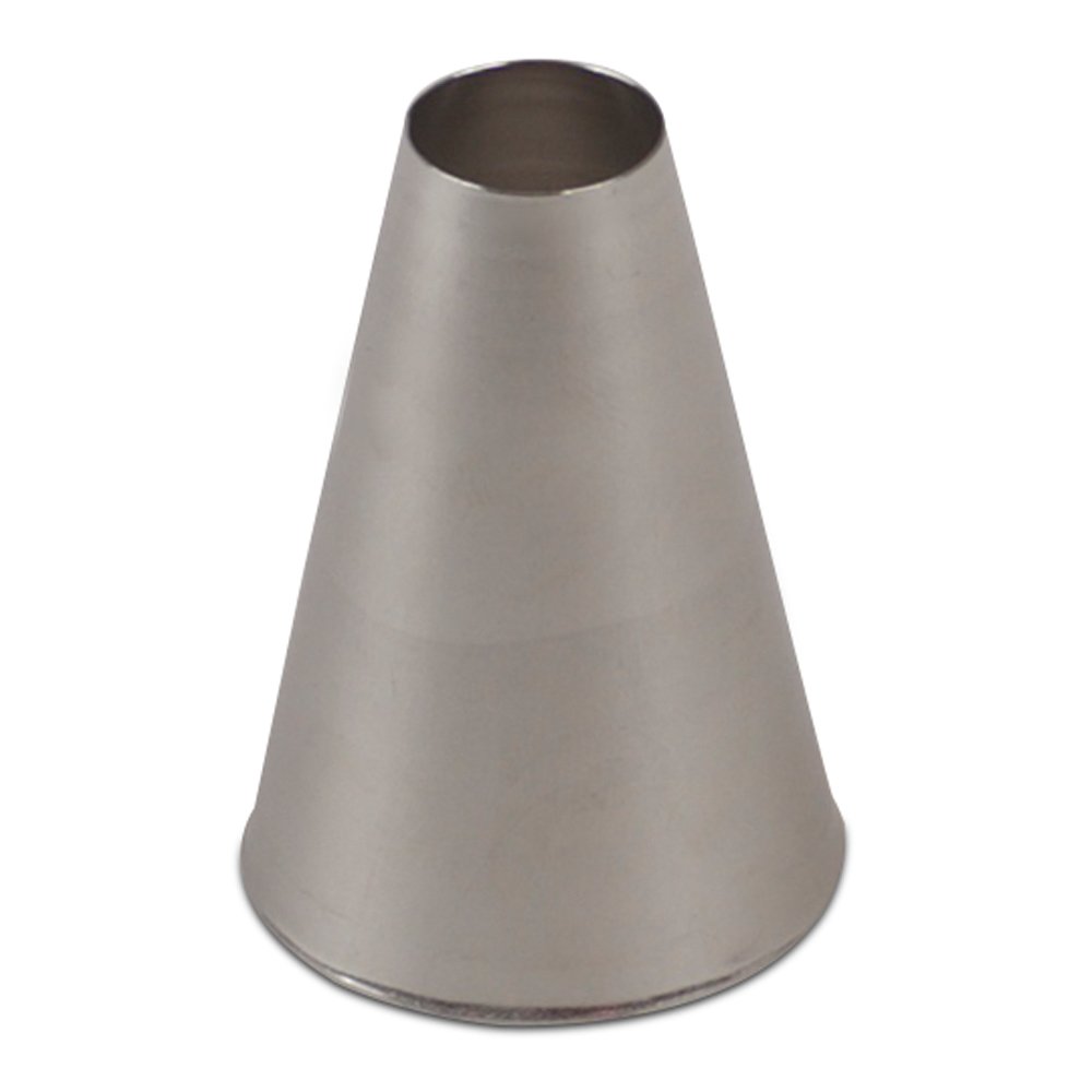 Douille unie Ateco 807 en inox pour le pochage précis de vos choux et macarons