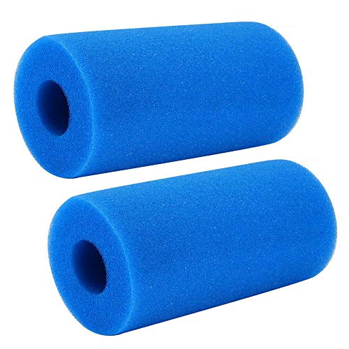 Chuancheng 2Pcs Reusable Washable Hot Tub Pool Filter Foam Cartridge Sponge for Intex Type A