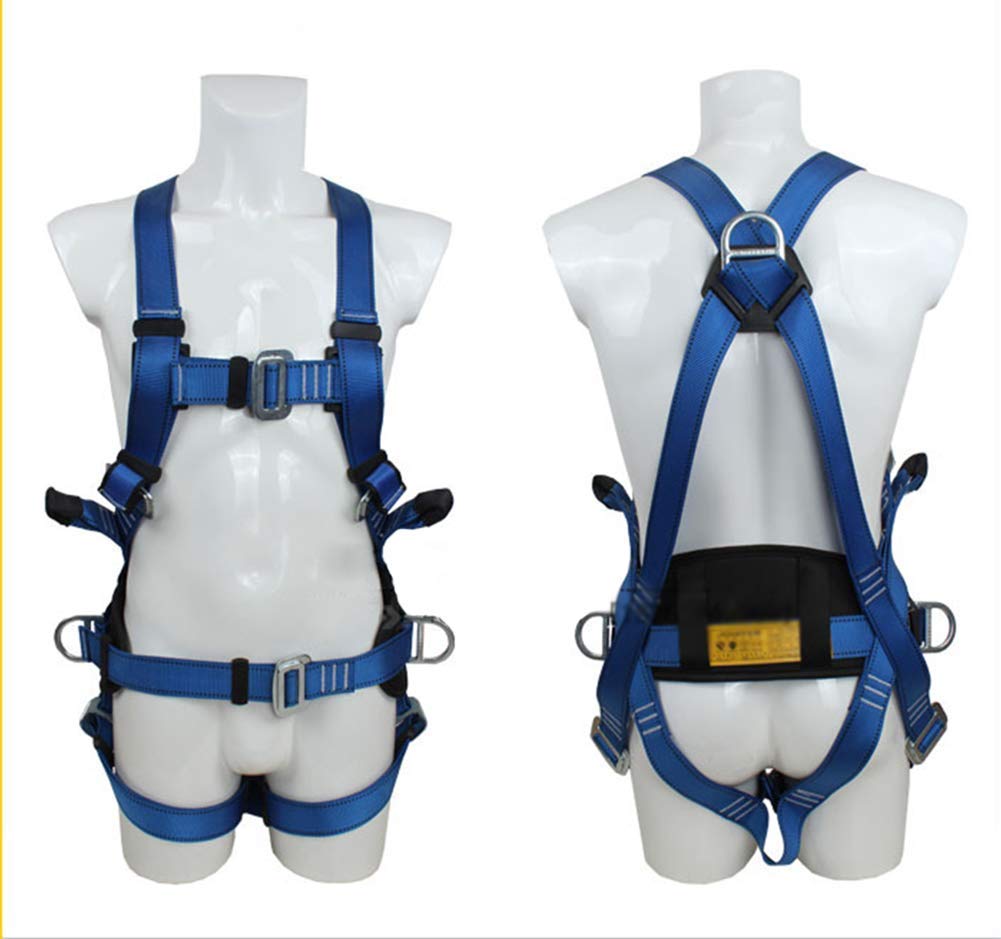 SwaYve Cinturón de Seguridad para Trabajos Aéreos, Protección Contra Caídas, Arnés de Seguridad de Cuerpo Completo, Juego de Techos, Accesorio de Cuerda/a