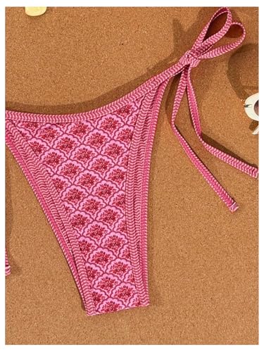 Maillot de bain deux pièces femme léopard triangle dos nu multicolore S