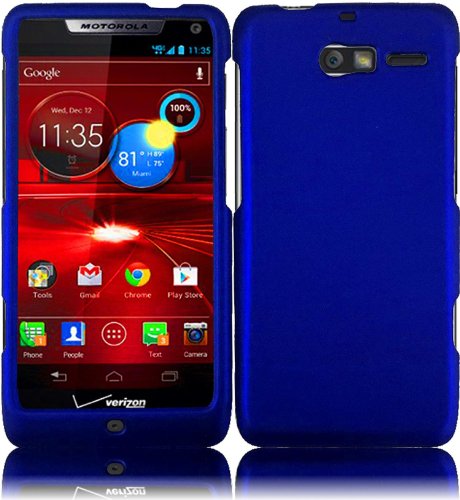 For Motorola Droid Razr M XT907 Hard Cover Case Blue