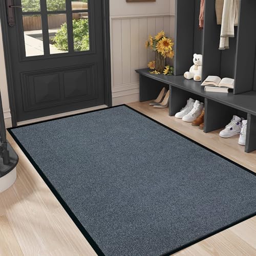 Commercial Grade Entrance Mat 3x5Ft Brush Step Entrance Rug