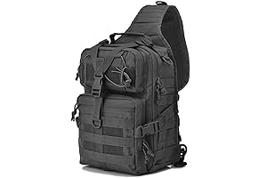 Tactical Military Sling Pack, Water-Resistant Chest Bag for Adventure, Range and EDC