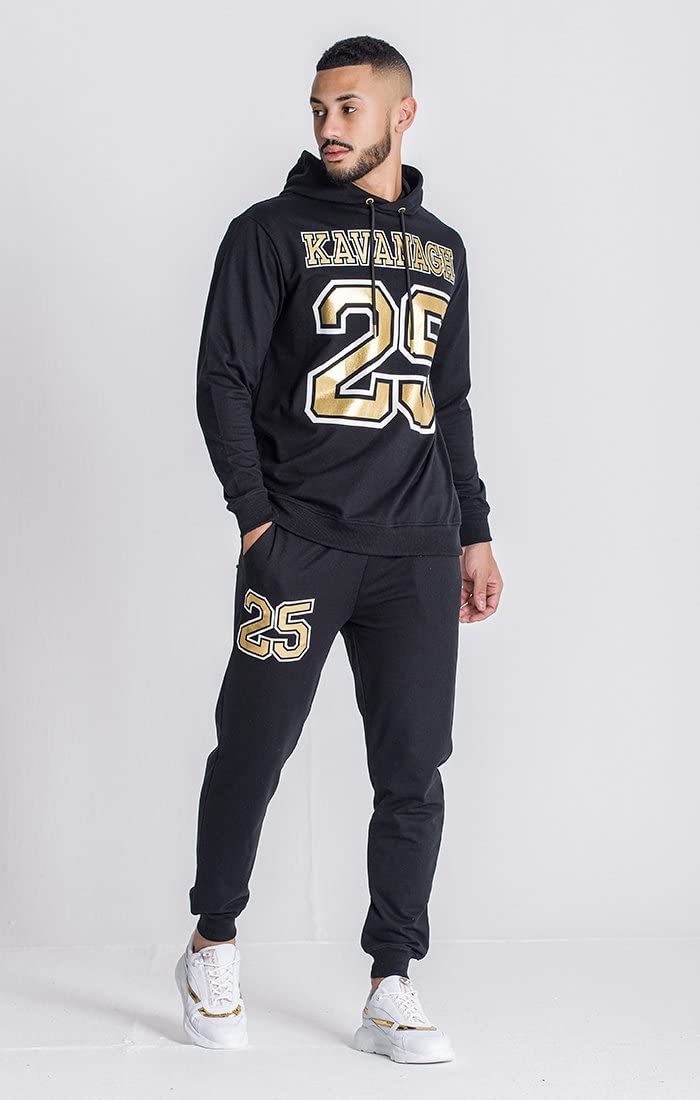 Gianni Kavanagh Black The League Oversized Hoodie Uomo