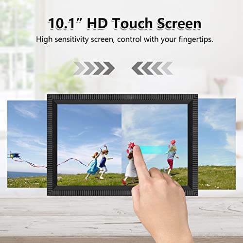 Frameo 10.1 Inch Wifi Digital Picture Frame 1280X800 Hd Smart Digital Photo Frame With Ips Touch Screen Internal 16G Storage Motion Sensor Auto-Rotation Share Photos And Video Instantly Via Frameo App #TOP5
