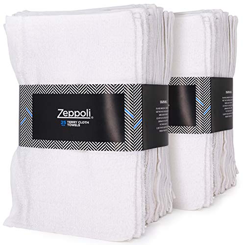 Zeppoli Auto Shop & Car Wash Towels - 36 Pack - 100% Pure
