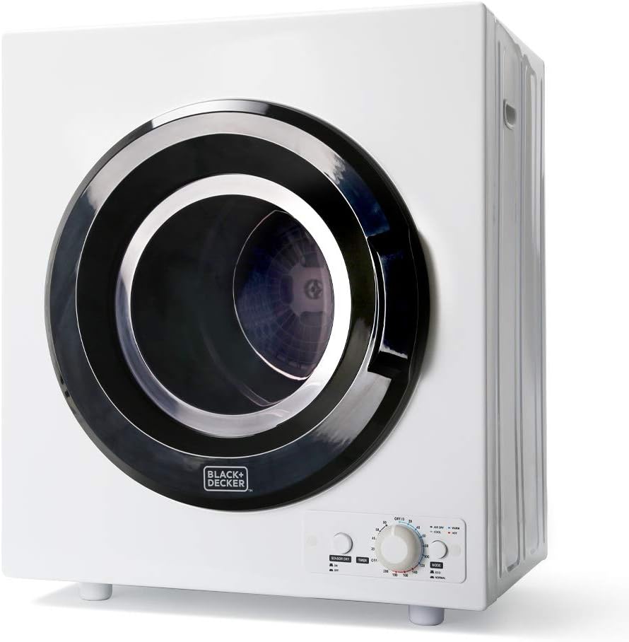 BLACK+DECKER BCED26 Compact Dryer for Standard Wall Outlet