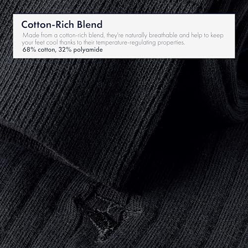 Socks for Men – 3 Pack of Cotton Rib Dress Socks – Soft, Breathable & Seamless Mens Luxury Sock4