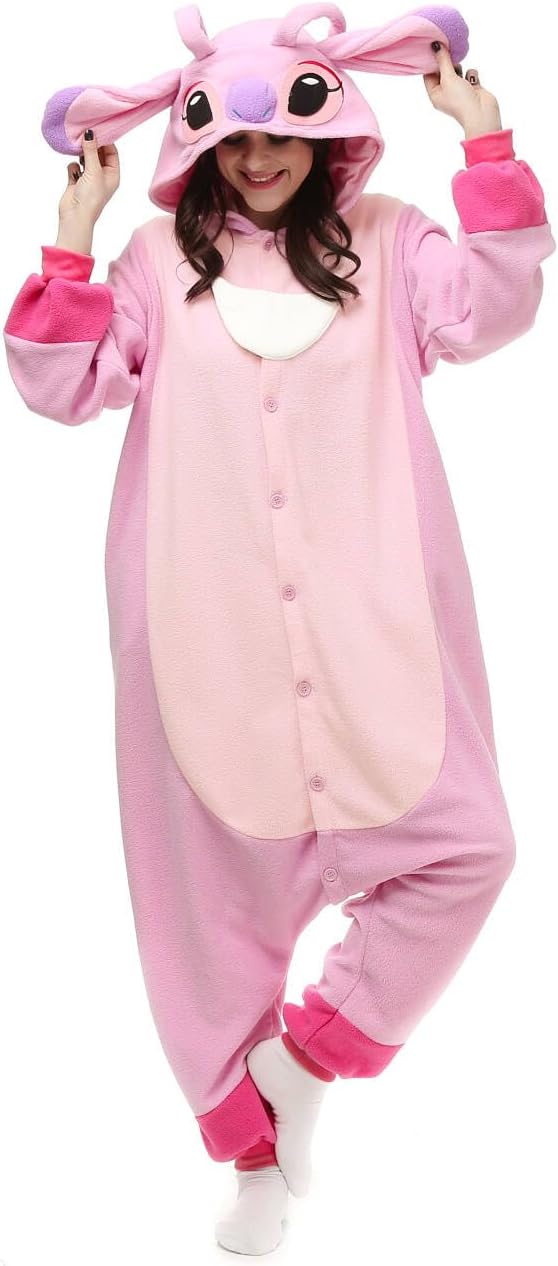 Adult Onesie Animal Pajamas Halloween Cosplay Costumes Party Wear Blue