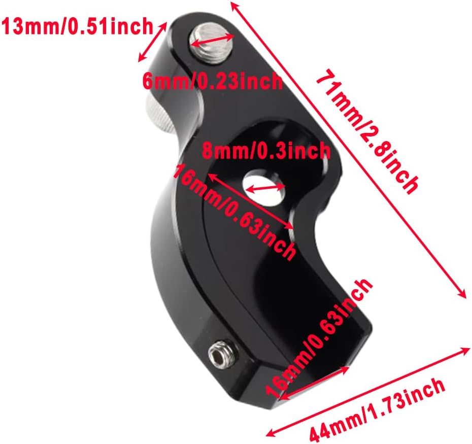 Motorcycle Neutral Assist Stand Bracket Gear Shifting Stabilize Neutral Support Bracket, Compatible with Harley-Davidson Road Glide Special FLTRXS 2017-2024 Extension Bracket, Black