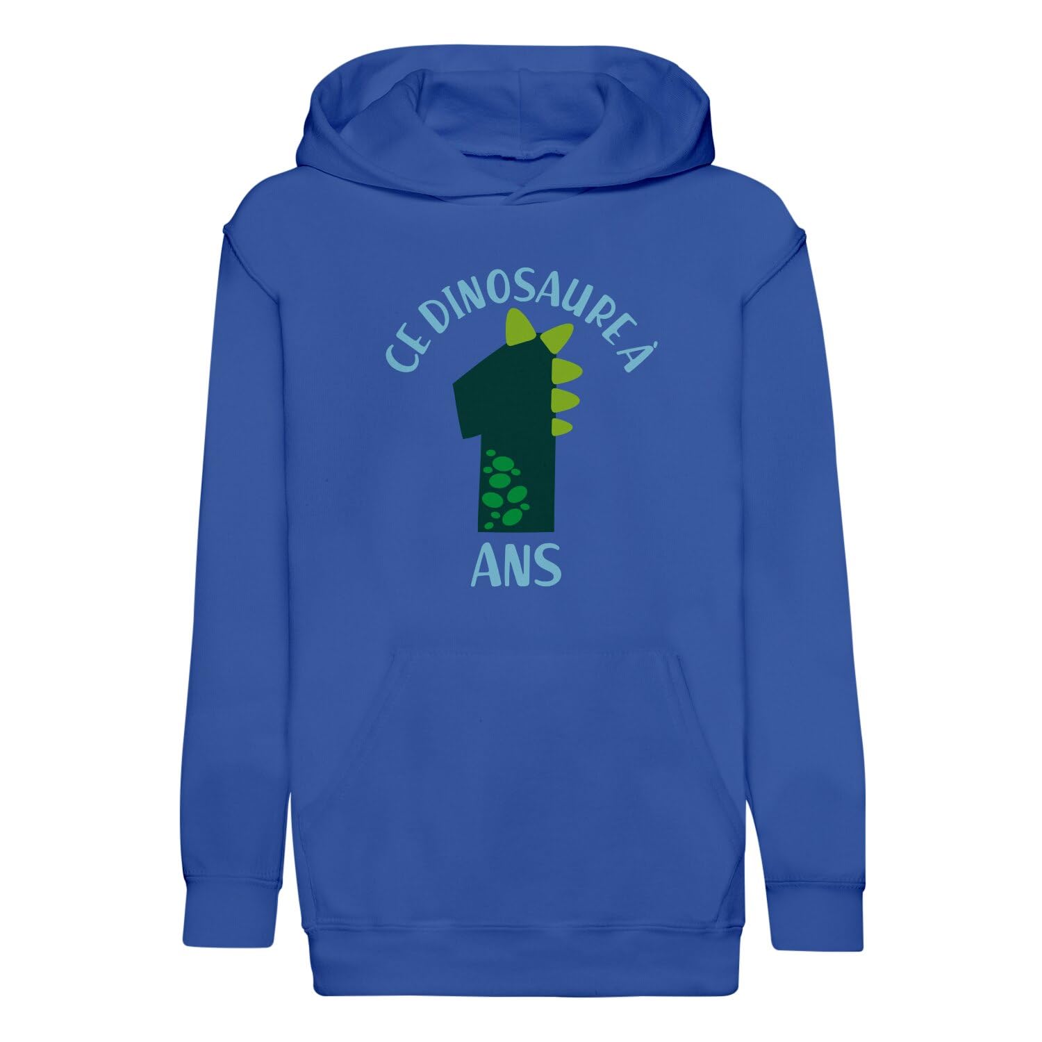 Sweat à capuche enfant vêtement anniversaire dinosaure 1 an - 4