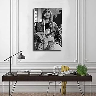 Poster John Lennon (8) sur toile pour décoration de chambre à coucher, paysage sportif, bureau, chambre, style cadeau, 50 x 75 cm – Image 3