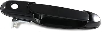 8005 Exterior Outside Outer Front Left Driver Side Door Handle for 1998 1999 2000 2001 2002 2003 Toyota Sienna Black
