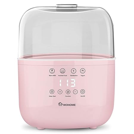 Buy Bottle Warmer Sterilizer Wohome Ba Bottle Warmer Quickly Heating Warm Milk Assisted Food With Led Display And Delay Start Function K Online At Low Prices In India In