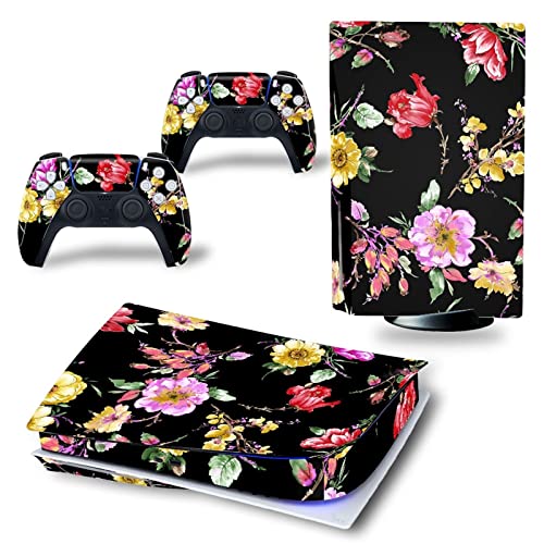 �ی� For PS5 Skin Disc Edition Anime Console And Controller Vinyl Cover Skins Wraps For Version 34952 �C�A�Ȃ��A�c�����Ȃ�(1)