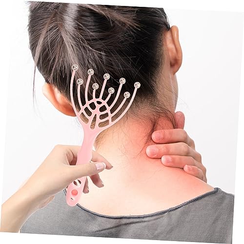 Healeved Massageador De Cabeça Manual Massageador De Couro Cabeludo Massageador De Garras De Couro C