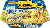 明星 一平ちゃん夜店の焼そば やみつき塩だれ味[12個入、カップ麺、焼きそば、いっぺん食べたらやめられない、マヨビーム、ごま油とガーリックで旨さ無限！、130g]