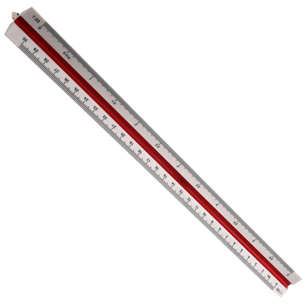 Yiyuanhe Scale Ruler 30 Cm Triangular Scale Ruler For Architects Engineers