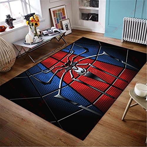 Allenada Tapis pour Enfants, Impression 3D Tapis Spiderman Chambre d'enfant Ou Tapis De Yoga De Grande Surface dans Le Salon (V7312) 60X90Cm