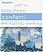 Blue Polka Dot Boy Baby Shower Confetti