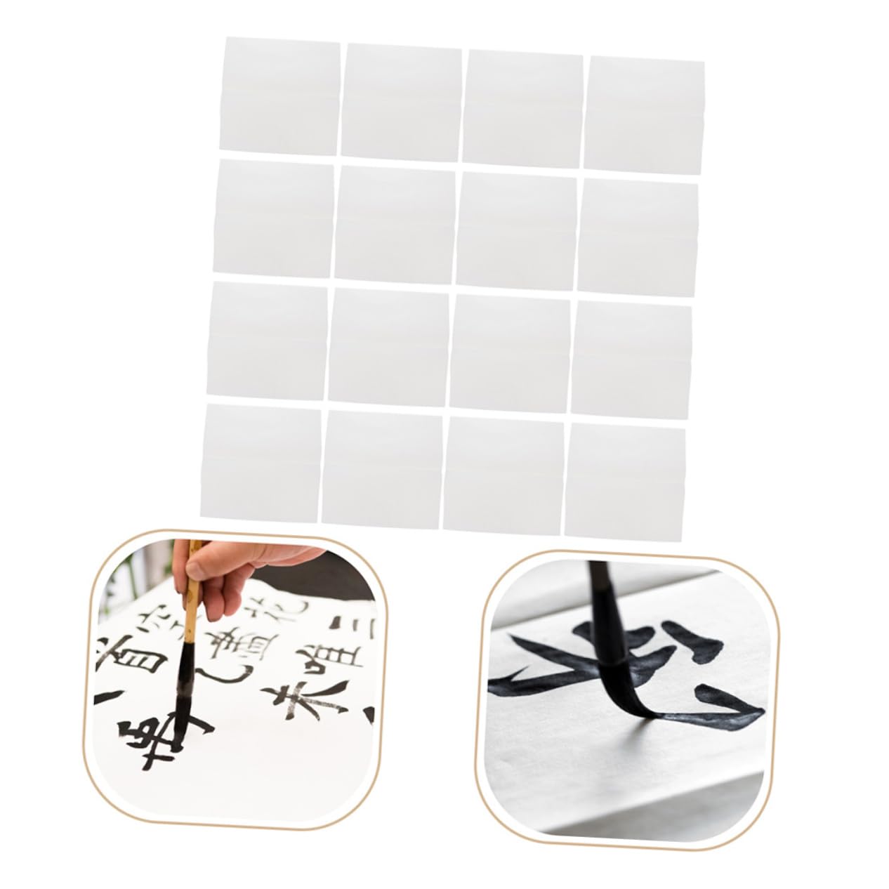 OSALADI 200 Sheets Household Xuan for Calligraphy Sumi Painting Writing Multi Functional Rice with High Toughness Ink for Beginners Art Enthusiasts