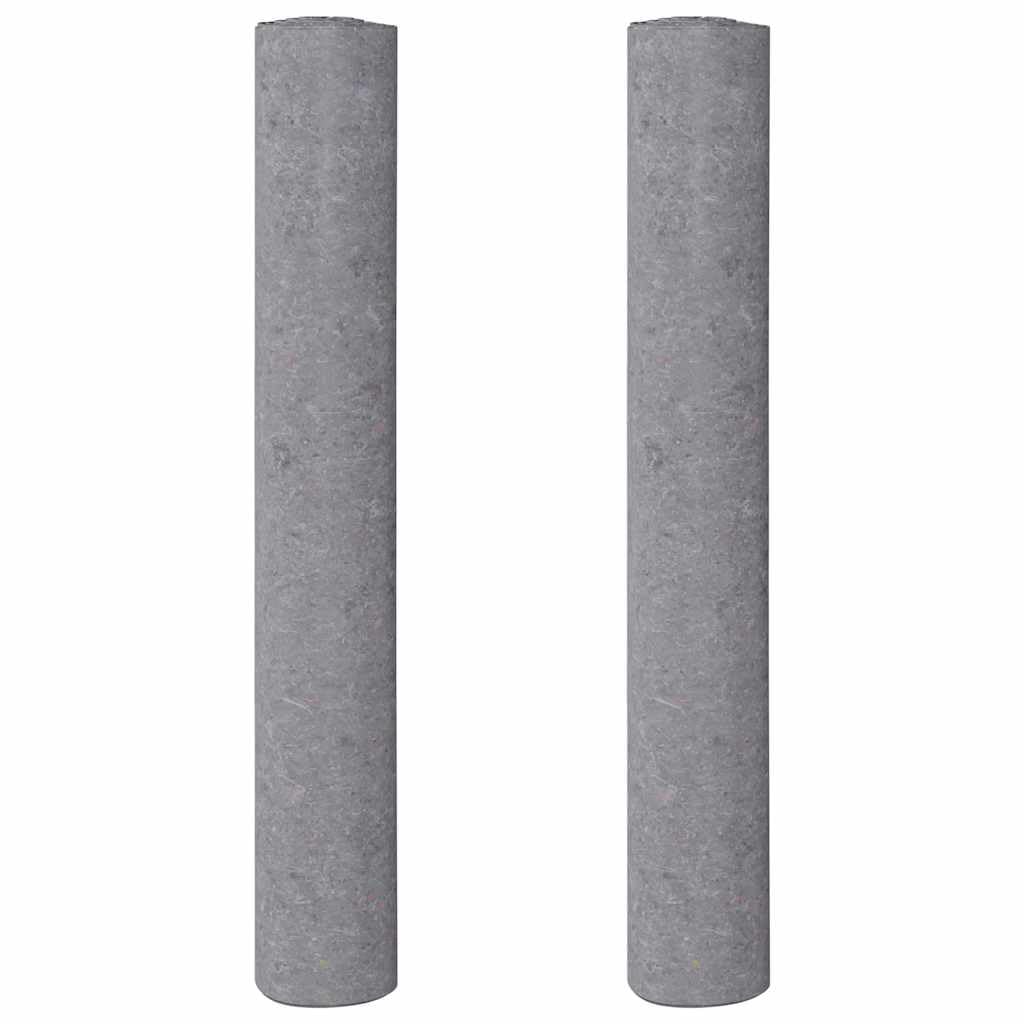 Antypoślizgowe włókniny malarskie, 2 sztuki, 10 m x 1 m, 180 g/m², szara, folia ochronna do podłogi, ochrona podłogi, ochrona parkietu, ochrona laminatu, wykładzina dywanowa, idealna do kuchni