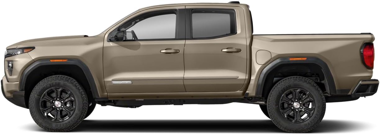FES-CAN23-CC Painted Body Side Molding Compatible with GMC Canyon (Onyx Black - GBA)