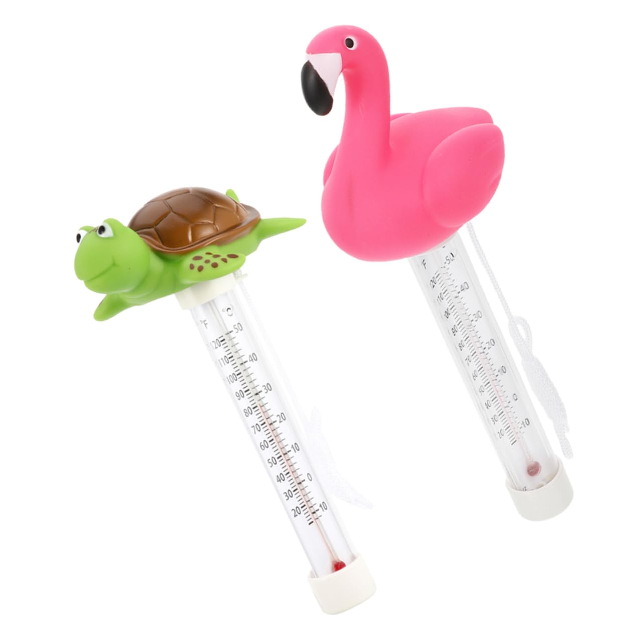 Abaodam 2 set Termometro Per Acqua Flamingo Termometro Per Vasca Da Bagno Per Piscine Termometri Per Piscine Per Bagno Per Temperatura 2 pezzi*2