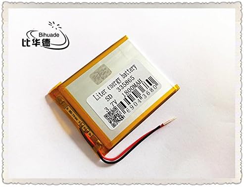 3.7V 1800mAh 335865 Lithium Polymer Li-Po Rechargeable Battery for MP4 MP5 GPS PSP Mobile Video Game