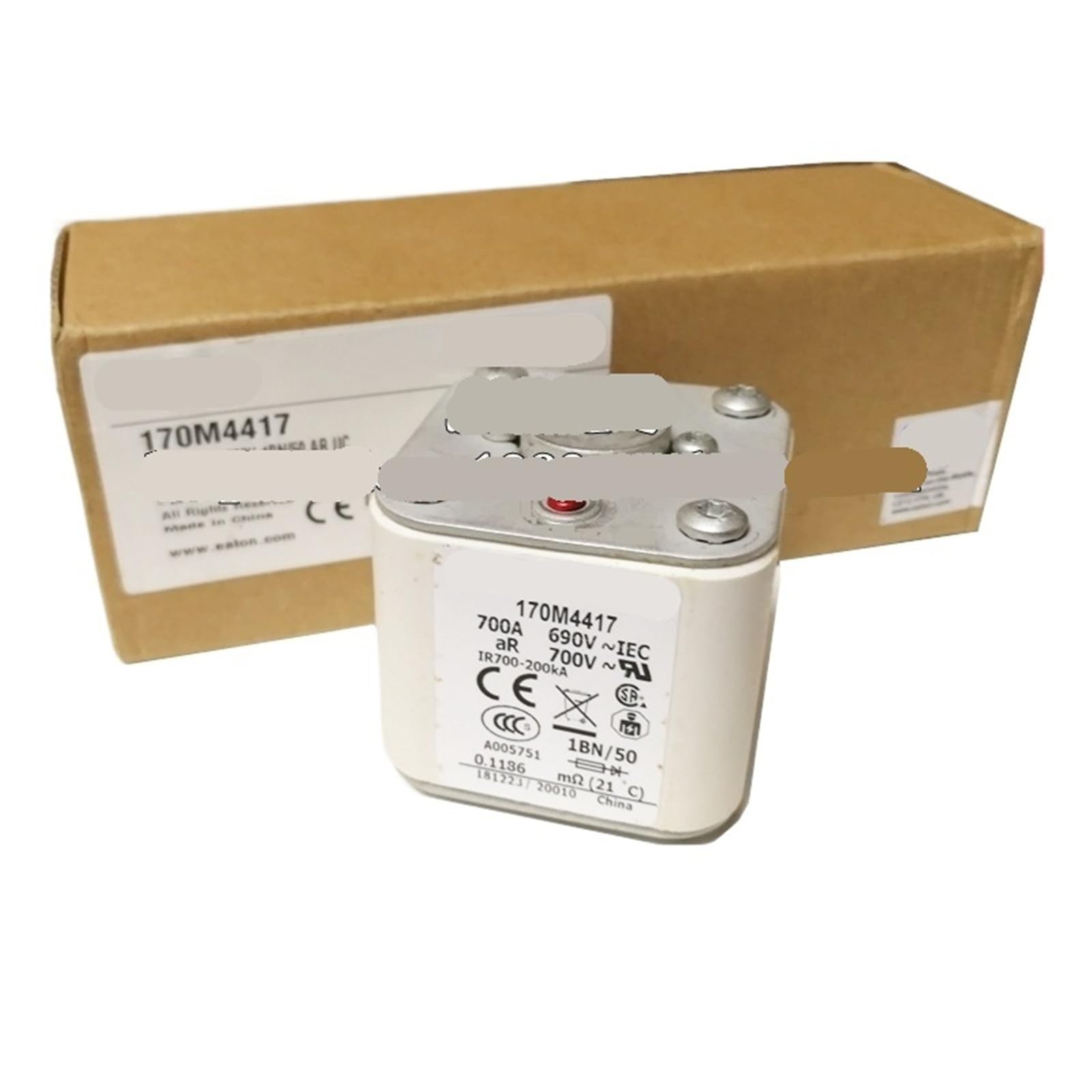 Fusible industriel 170M4417 700A 690V cartouche pour armoire électrique