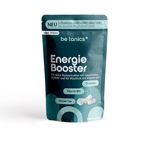 be tanics Energie Booster für die Konzentration mit Koffein und Vitamin B5 180 Kapseln be tanics Energie Booster für die Konzentration mit Koffein und Vitamin B5 180 Kapseln