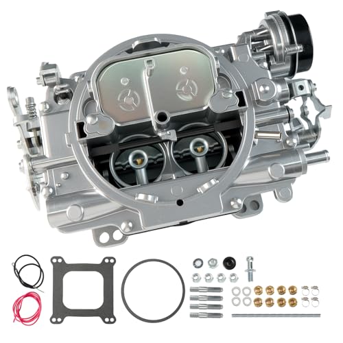 1406 Carburetor for Performer 600 CFM AFB-style Square Bore 4 Barrel Compatible with Silverado Corvette Mustang Mercury GMC Pickup Truck Carburetor with Electric Choke