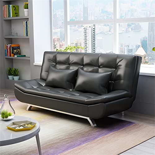 DameCo Canapé-lit Convertible Pliant, canapé-lit en Tissu Cuir, Grand canapé-lit de Rangement pour Le Salon, canapé-lit réglable à 3 Positions...