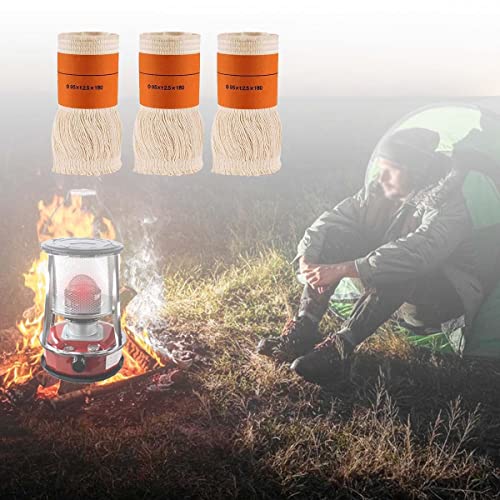 Kerosene Stove Wicks, Glass Fiber Cotton Core Replace The Wicks, For Kerosene Stove/Petroleum Heater/Camping Stoves (Size : 2Pcs) #TOP2
