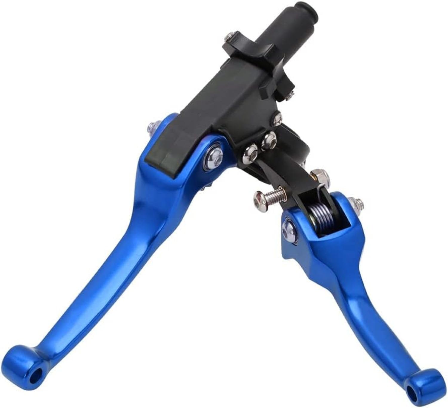 AnXin Leviers d'embrayage de Frein de Moto CNC Levier de Frein Pliant Universel pour Guidon de 22MM 50cc 110cc 125cc 150cc Pit Dirt Bike（Bleu）