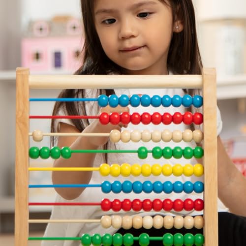 Melissa & Doug Abacus Classic Wooden Toy with 100 Colorful Beads - image 7