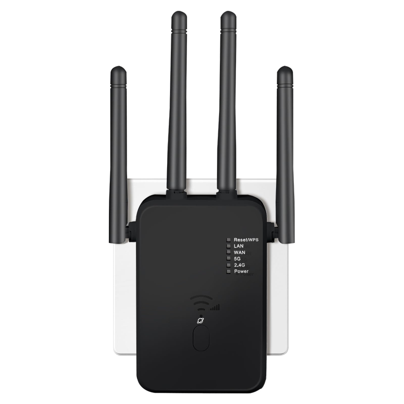 2025 Neuestes WLAN Verstärker,WLAN Repeater 300 Mbit/s,hohe Leistung mit 4 Antennen,mit Repeater/AP-Modus,Verstärker mit Ethernet-Anschluss Signalverstärkung für alle Route