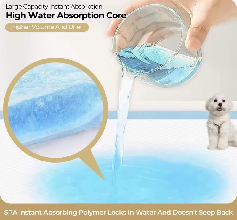 Image of Puppy Pads for Potty Training 20 Count Extra Large, Super Absorbent 6-Layer Leak-Proof Disposable Wee Wee Pads for Dogs and Puppies, X-Large Size 24 x 35 Inches - Perfect for Indoor Training