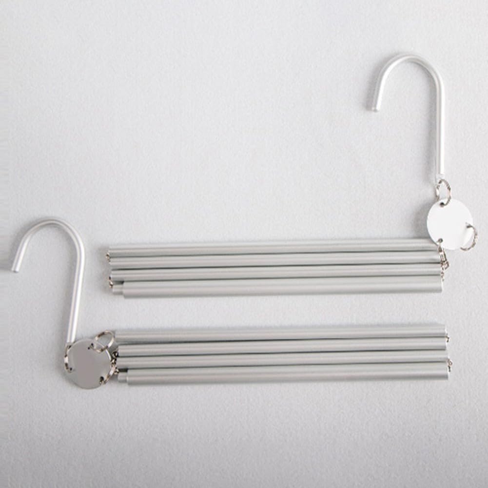 Percha plegable de viaje – Percha antideslizante de aleación de aluminio que ahorra espacio para el hogar, hotel, camping y vacaciones – Accesorio de viaje perfecto para ropa de nizing