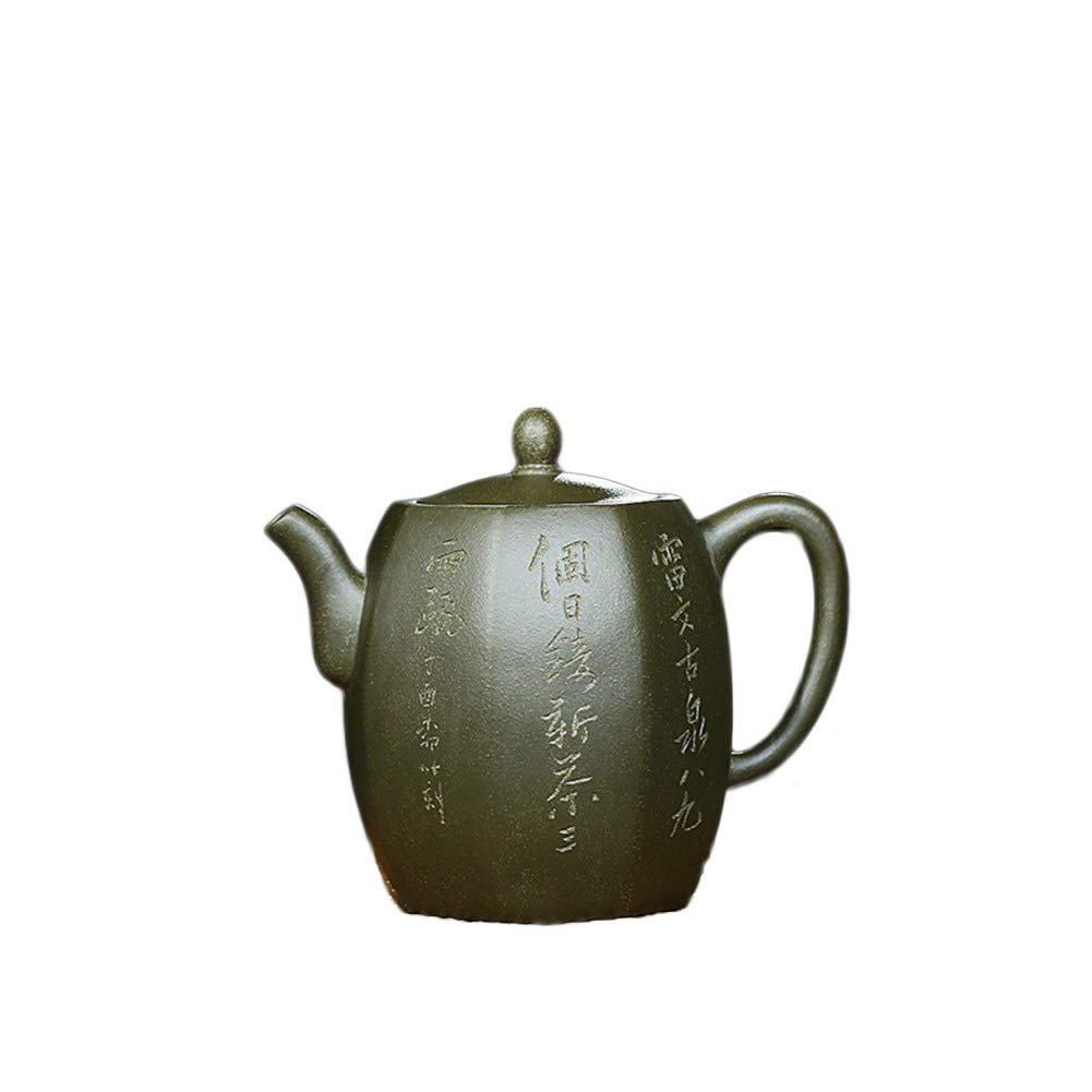 YWH-WH Tea Sets Electronic Multimeter Yixing Quality Hand-made Teapot Fuyuan Bafang Teapot Original Mine Country Green Clay Tea Set Portable (Color : Republic of China Green Mud) Teapots
