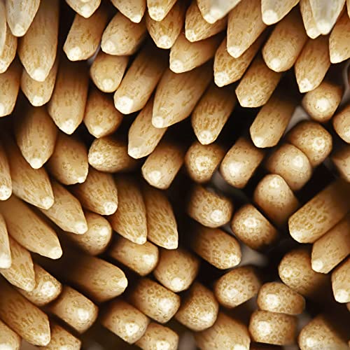 LIVAIA Brochettes en bambou: 150x pics en bambou de cocktail 9cm - Brochettes pour apéritif, verres à cocktail et bonbons - Bâtonnets de bois pour buffet, barbecue, fontaine à chocolat - Image 8