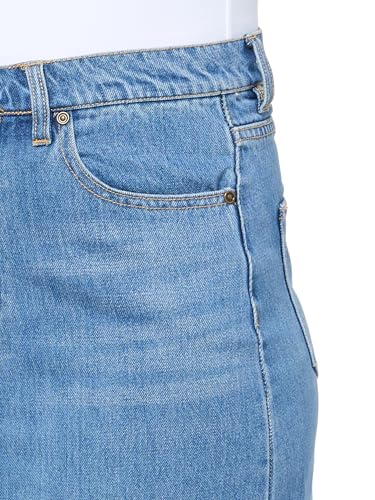 UNIONBAY Women's Long Denim Skirt with Front Slit3