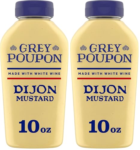 Image of Grey Poupon Dijon Mustard, 10 oz. Squeeze Bottle (Pack of 2)