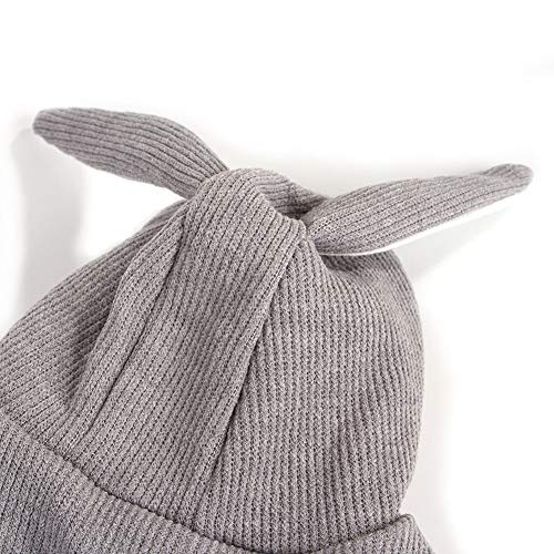 Seis Bunny Ear Cats Hoodie Easter Cute Dog Knitted Costume Pink Grey Pet Clothes For Spring Summer Autumn Winter Halloween (Xl, Grey) #TOP1