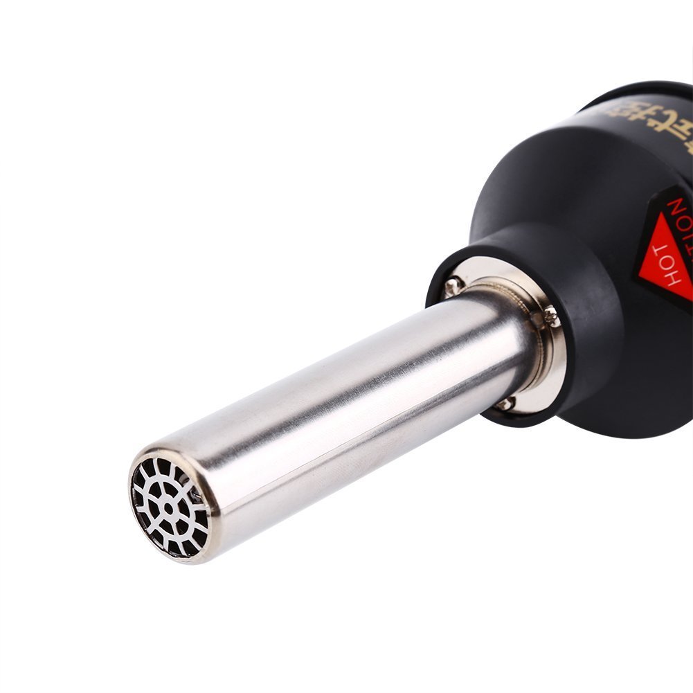 450W Pistola de aire caliente portátil soldador herramienta de soldadura LCD digital termostato ajustable con 4 boquillas