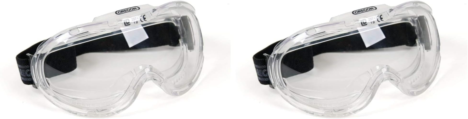 Oregon Eye Protection Safety Goggles, Professional PPE Goggles Can Be Worn Over Glasses, Scratch Resistance, Non-Misting, Ventilated & UV Protection, For Forestry, Gardening, Woodwork, DIY, One Size