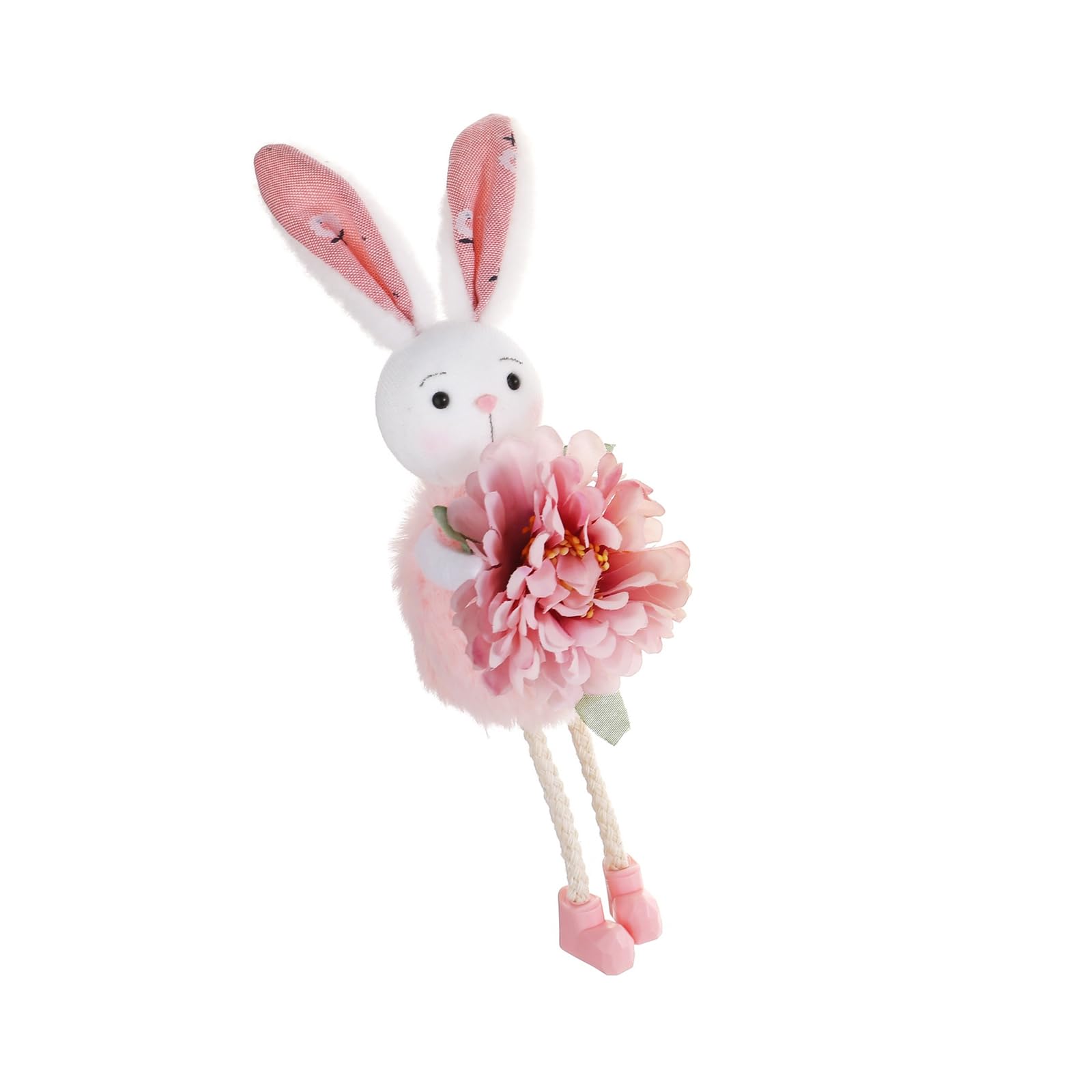 Mekalero Hare Figurine Ornament Colorful Doll Hanging Decoration for Living Room Bedroom Window Balconies Garden Festival