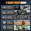 WORKPROX Tire Inflator Portable Air Compressor, 150 PSI Cordless Car Tire Pump with Digital Pressure Gauge, Fast Inflation, Rechargeable Battery & 12V DC Power, for Cars, Motorcycles, Bikes, Balls #4