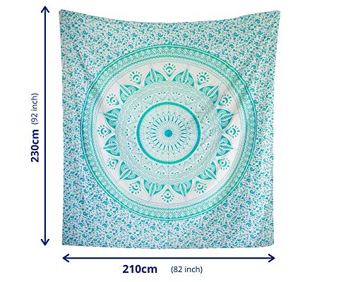 MOMOMUS Beach Towel in XL and XXL Sizes or Sandproof Beach Blanket, Mandala Design, Lightweight, Compact, Sandless Beach Mat - Image 4