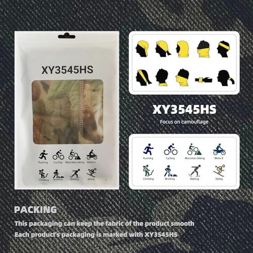 Image of Camo Balaclava Face Mask for Man and Women-Hunting，Skiing，Motorcycle Windproof，UV Protection&Military Training